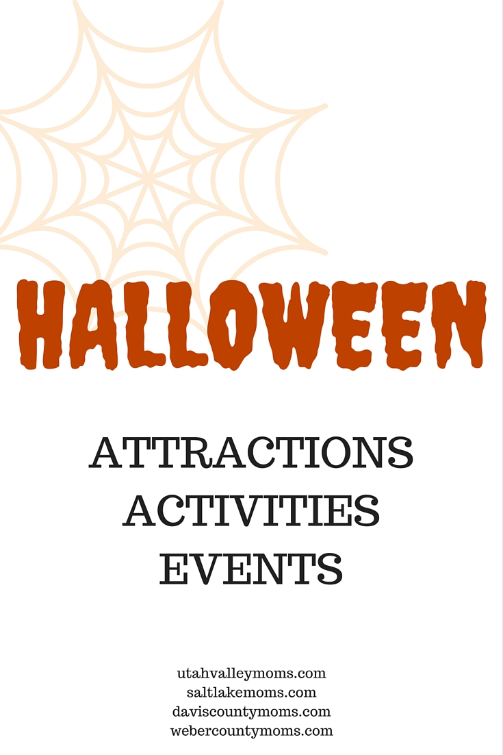 Utah Valley Halloween attractions, activities, events, pumpkin patches, trick-or-treating