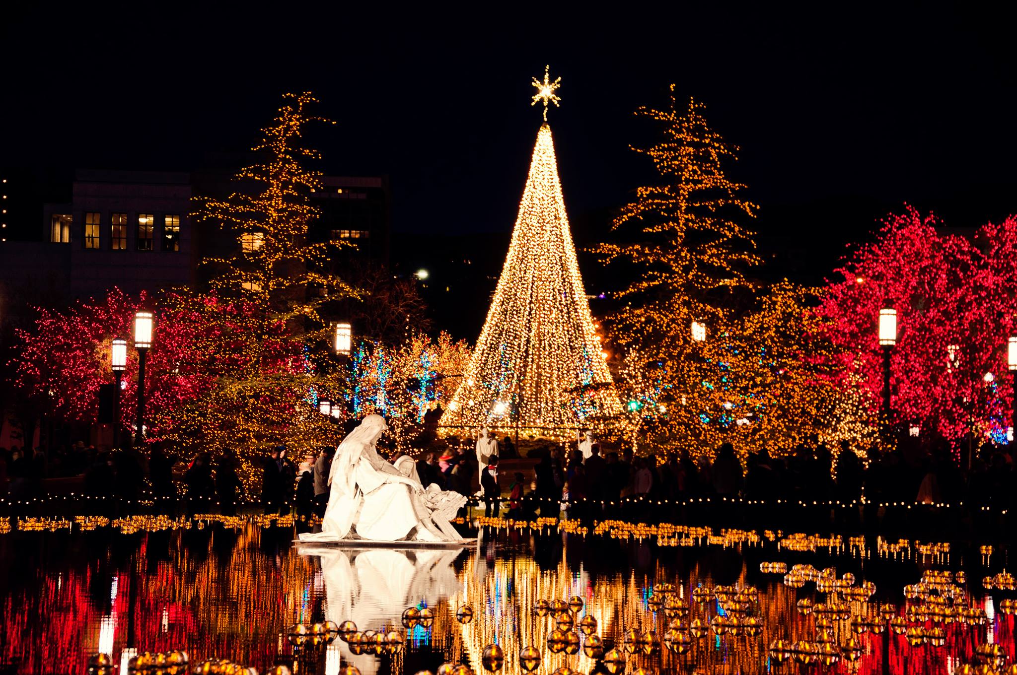 Christmas Lights on Temple Square • Utah Valley Moms